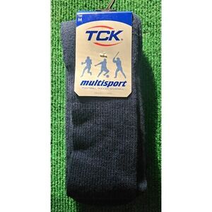 TCK‎ Multisport Socks Navy Blue Size M Athletic Football Soccer Baseball